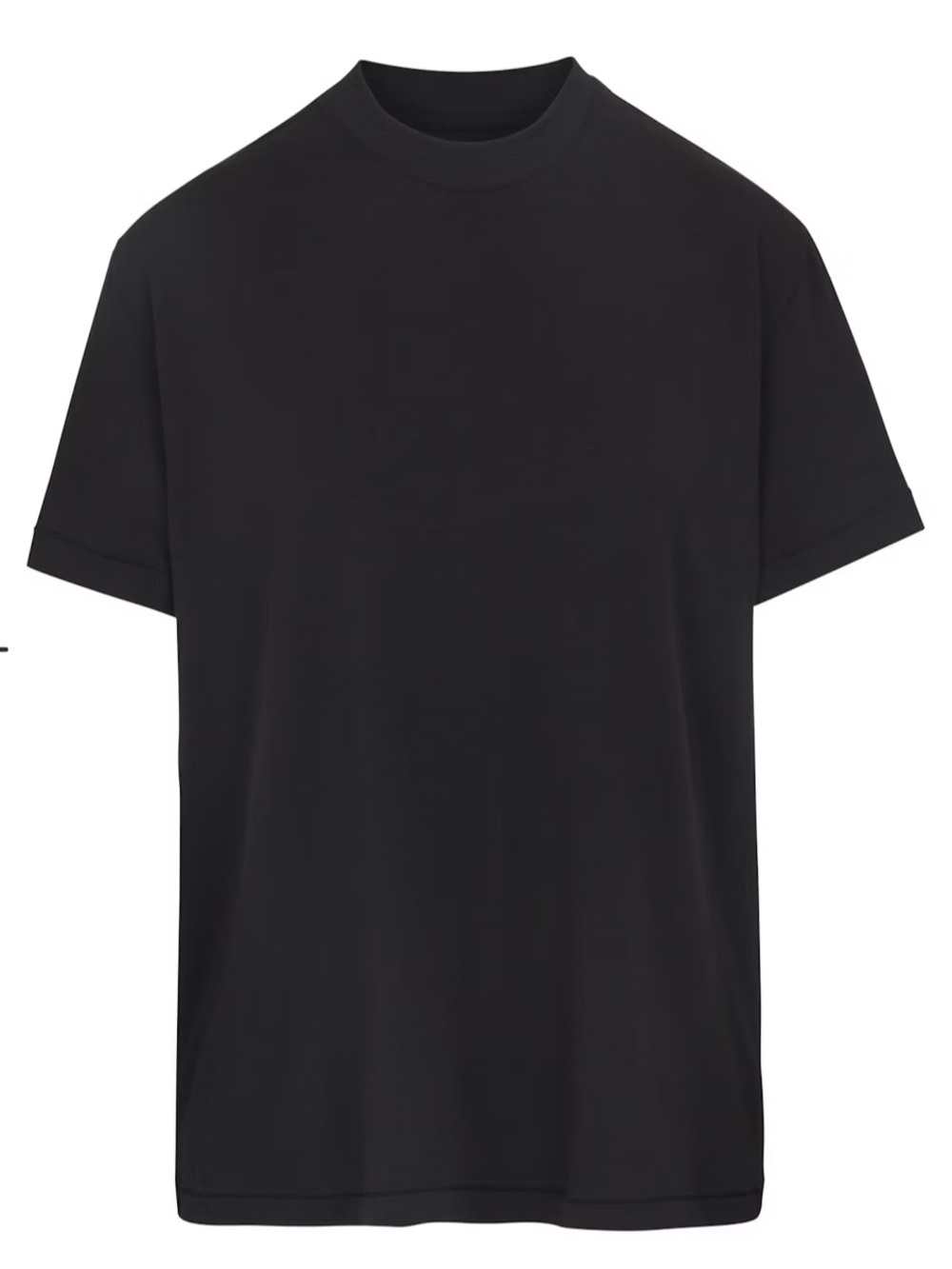 SKIMS Boyfriend T-Shirt Onyx Black Short Sleeve Lounge Tee